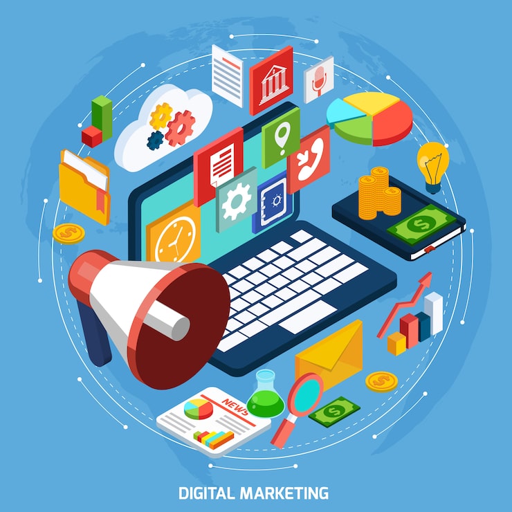 Lead generation funnel illustration for Anand Digital Media clients